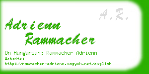 adrienn rammacher business card